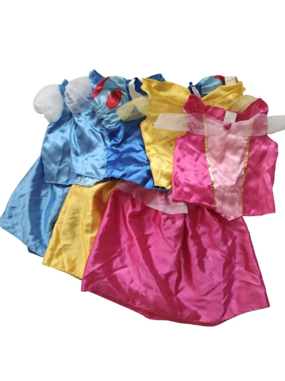 Disney Little Girls Mix Match Costumes 4-6x Princess Dress Up Play Set 8 pcs